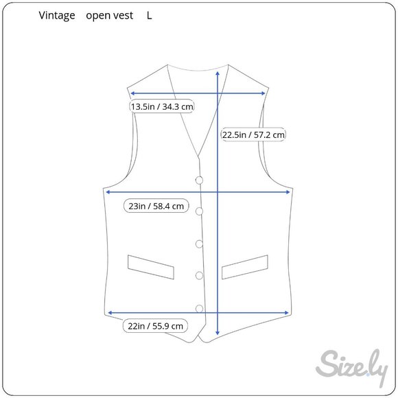 Vintage Southwestern Buffalo Vest open design sz L back tie sash - Picture 5 of 5